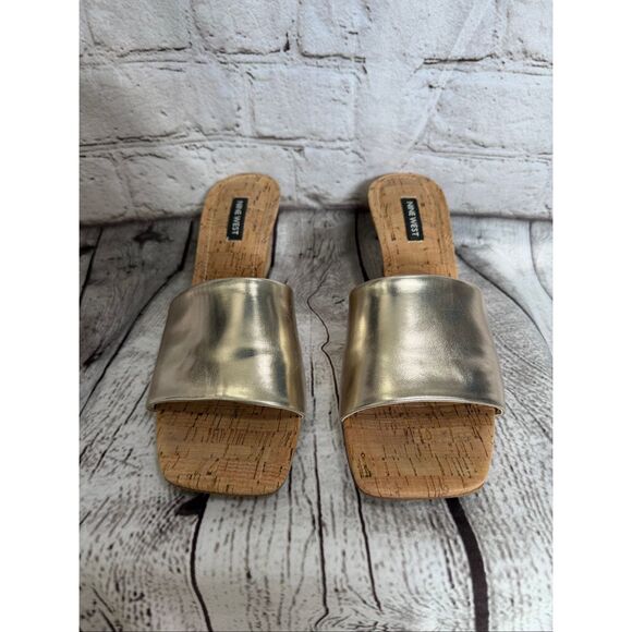 Nine West wedge sandal size 9.5 - Picture 1 of 8